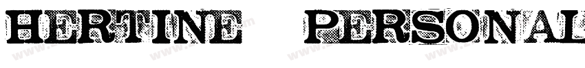 Hertine   Personal字体转换